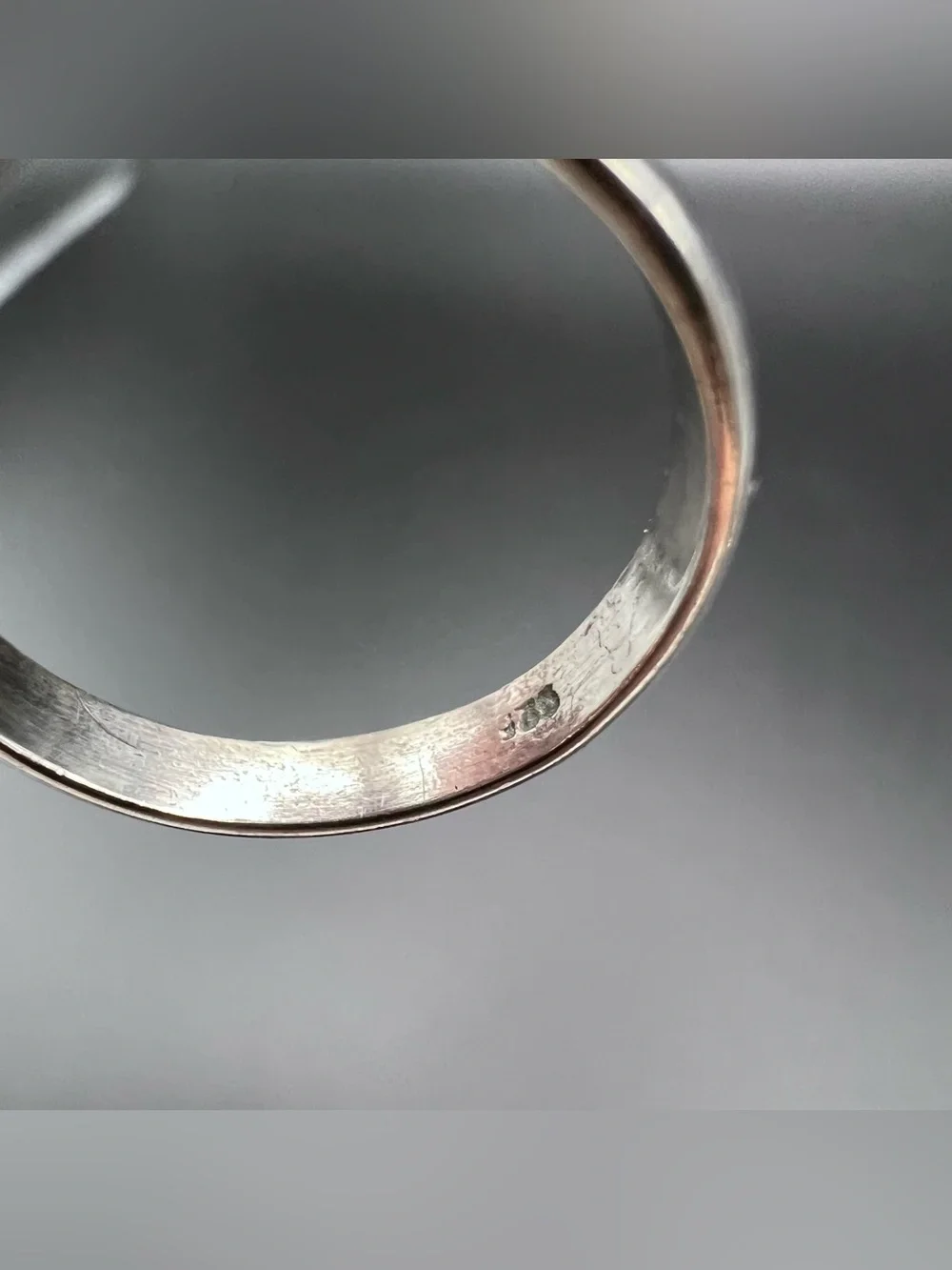 925 Sterling Silver rhodochrosite ring